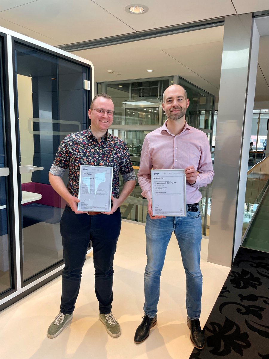 𝗡𝘀𝗲𝗰𝘂𝗿𝗲 𝗜𝗦𝗢𝟮𝟳𝟳𝟬𝟭 𝗲𝗻 𝗜𝗦𝗢𝟮𝟳𝟬𝟬𝟭 𝗴𝗲𝗰𝗲𝗿𝘁𝗶𝗳𝗶𝗰𝗲𝗲𝗿𝗱: 𝗱𝗲 𝗻𝗼𝗿𝗺 𝘃𝗼𝗼𝗿 𝗽𝗿𝗶𝘃𝗮𝗰𝘆 𝗲𝗻 𝗶𝗻𝗳𝗼𝗿𝗺𝗮𝘁𝗶𝗲𝗯𝗲𝘃𝗲𝗶𝗹𝗶𝗴𝗶𝗻𝗴 ✅🔐
Mooi nieuws! En dat op Valentijnsdag💘Nsecure is namelijk gecertificeerd voor de ISO27701 en ISO27001.