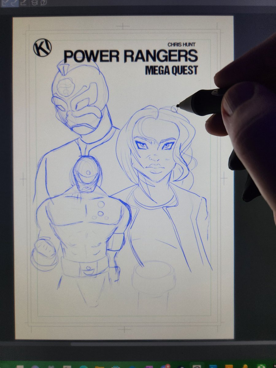 koalainkstudios's tweet photo. Sketching out the cover...

#powerrangers
#megaquest
#powerrangersmq
#powerrangersmegaquest https://t.co/YP0AP5PXbU