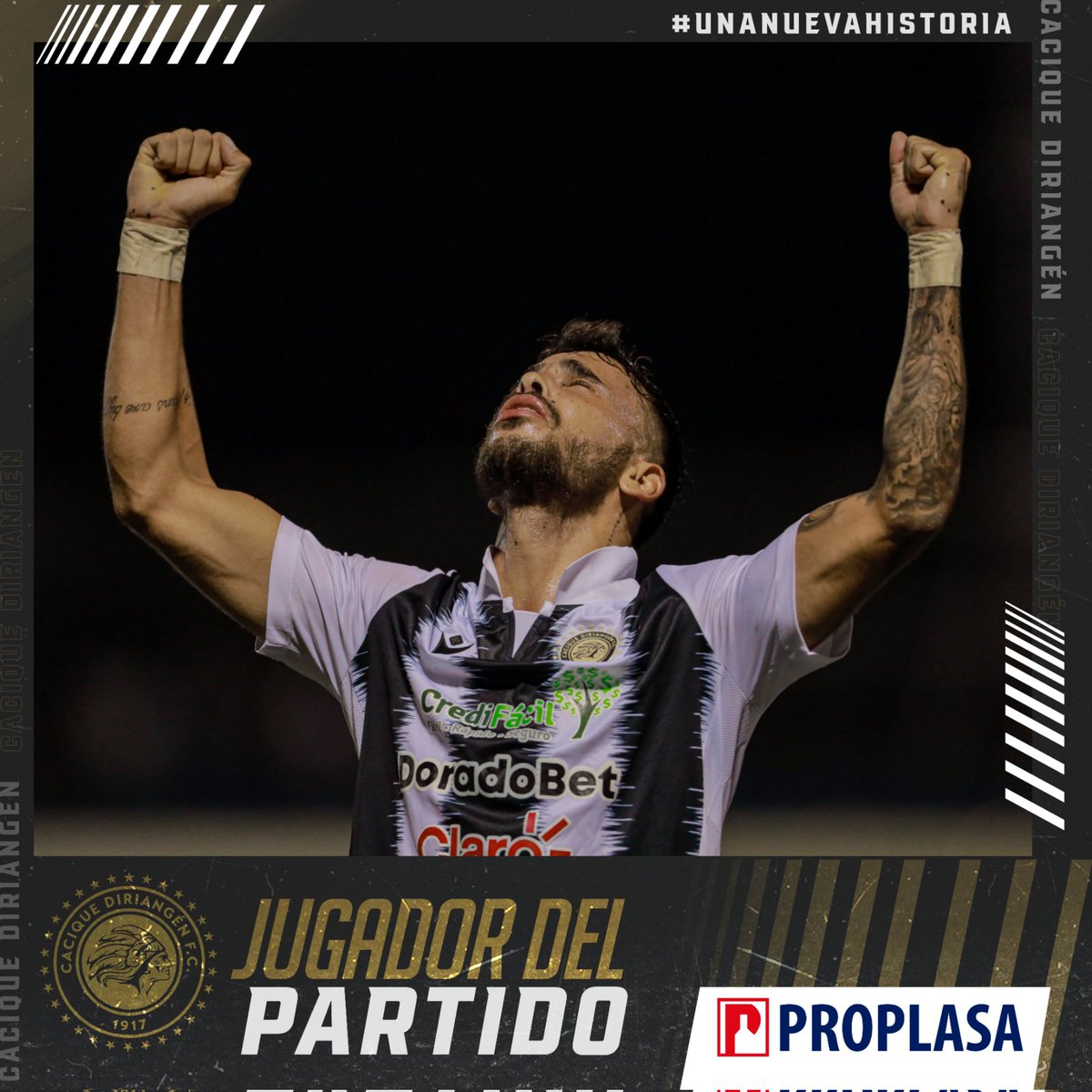 Diriangen_FC's tweet photo. ✅ Elegido por ustedes blanquinegros, Patrick Torelli es el jugador del partido 🆚 Managua FC.
¡Gran trabajo de Patrick! 🇧🇷👏
➡️ ¡Presentado por #proplasa!
#UnaNuevaHistoria 🤍🖤 https://t.co/HZwVZsGL7p