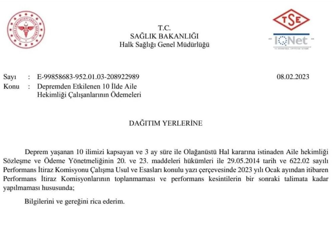 TtbAhk's tweet photo. Deprem bölgesinde hekimlerin evleri yıkıldı,hasar gördü, yaralandılar, kayıplar yaşadılar. Sadece performans kesintilerini yapmamak yetmez.Teşvik ödemesi en üst düzeyden ödenmeli. Sağlık çalışanlarından çalışamayacak durumda olanlara idari izin hakkı tanınmalı. @saglikbakanligi https://t.co/qtva6L4TS3