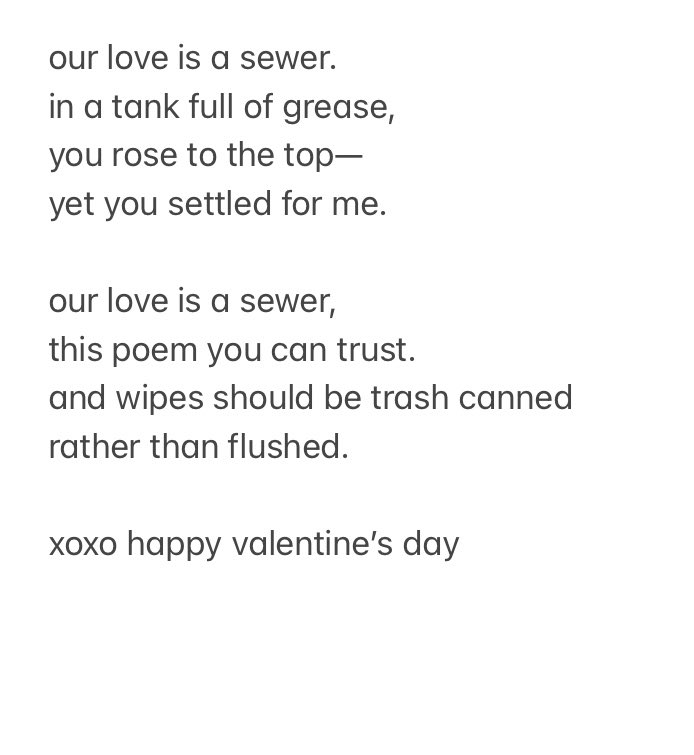 neorsd's tweet photo. poetry as a public service. 

share with someone you love or maybe not. https://t.co/DvJWvZTI2E