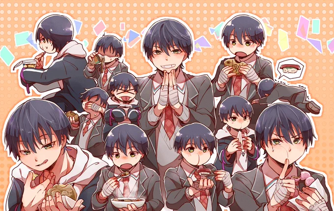 案の定間に合わなかったので昔描いたいっぱい食べるご本尊置いときます(?) 