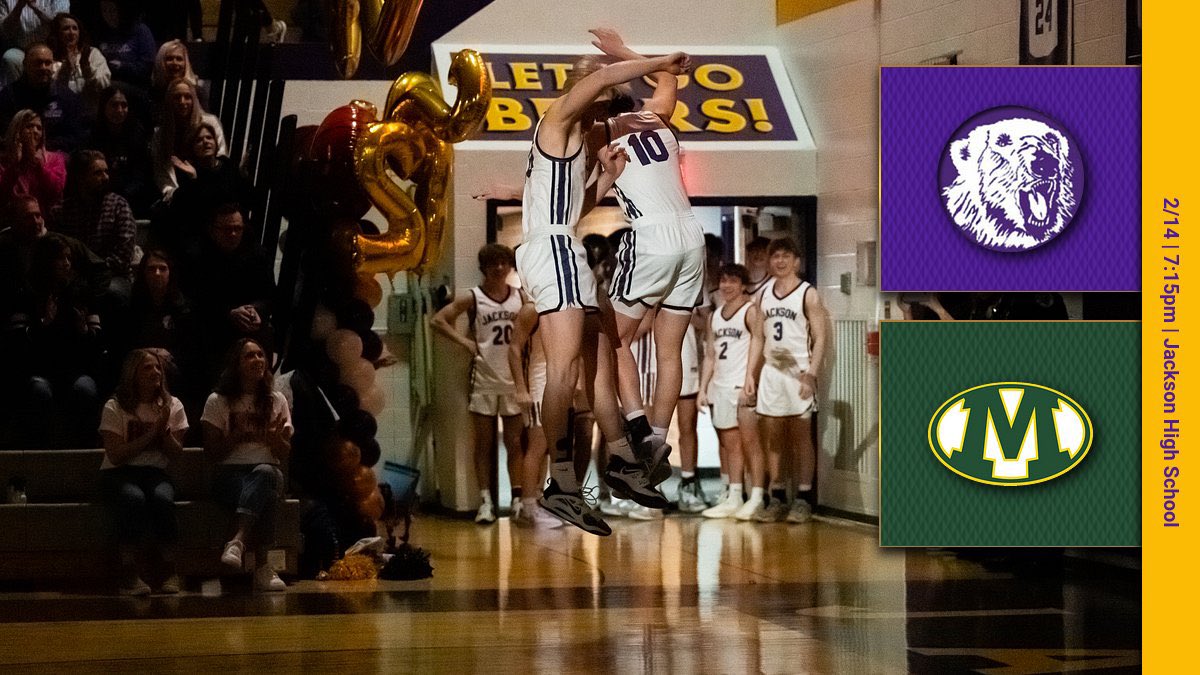 The Polar Bears are back at home tonight as we take on Medina! Come out to JHS and cheer the boys on!!
#GoBears