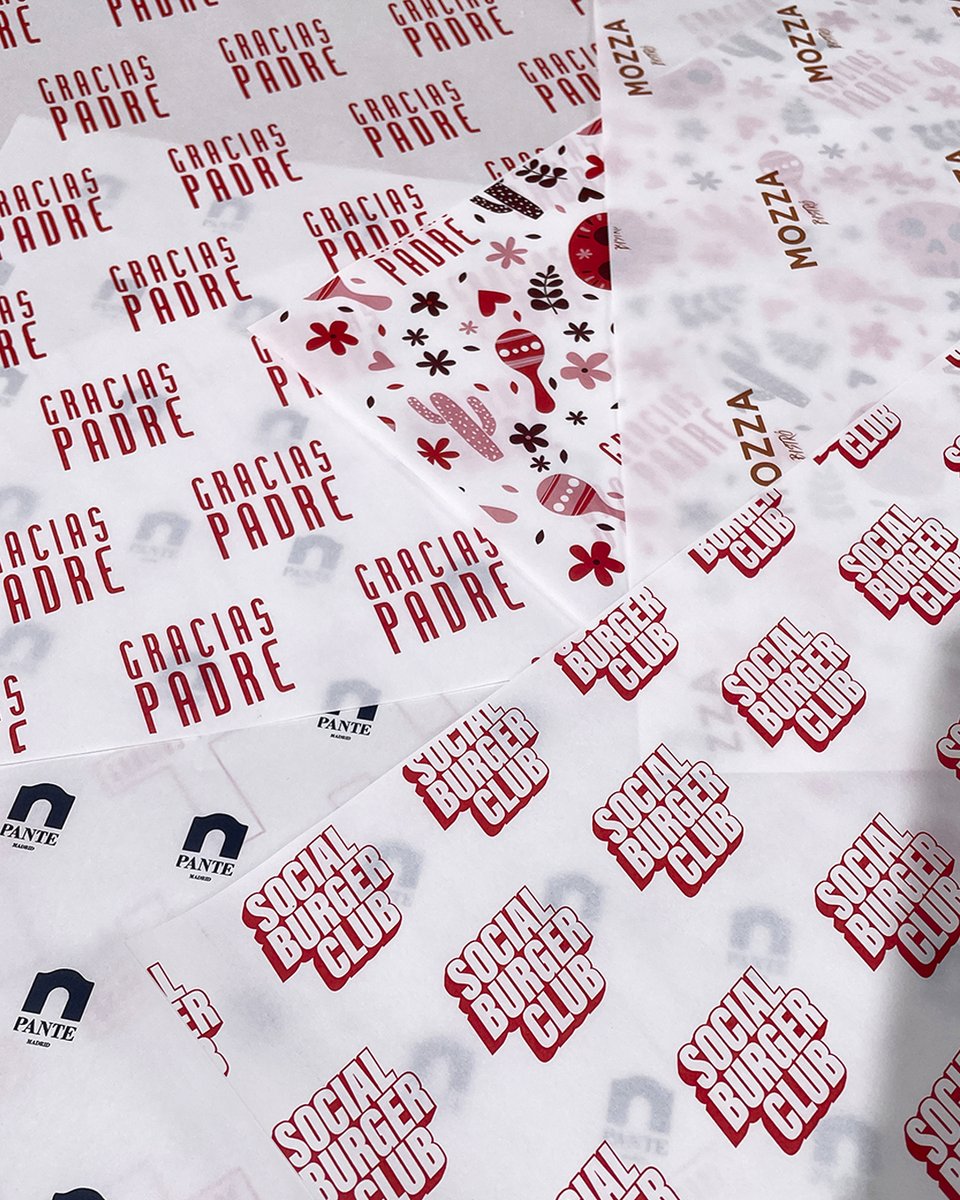 conorg_net's tweet photo. Nuestros clientes quieren que su marca perdure en la memoria de comensales y lo hacen realidad con  papel personalizado.
🍔 De calidad. 
🌮 Exclusivo. 
🍣 Económico. 
 Más info: https://t.co/YxCryO6GLU
#Conorg #papelalimentariopersonalizado #papelalimentario #hosteleria https://t.co/mH2HaA4tnE
