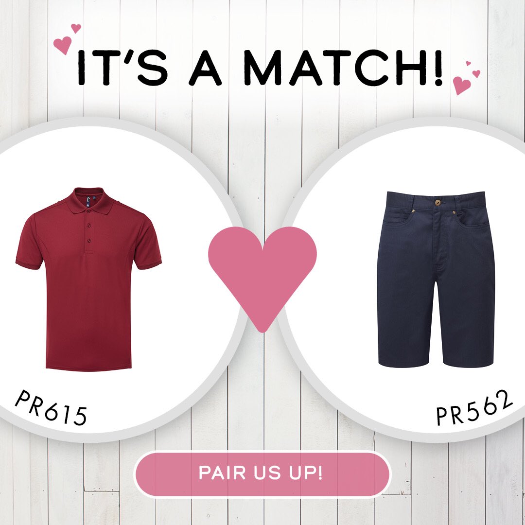 mandi_premier's tweet photo. Happy Valentine’s Day ￼￼￼
Couple up your favourite Premier products for the perfect pairing this Valentine’s day!
#premierclothing #perfectpairs #match #valentinesday #mixandmatch #uniform #premier https://t.co/FMtzSif5cj