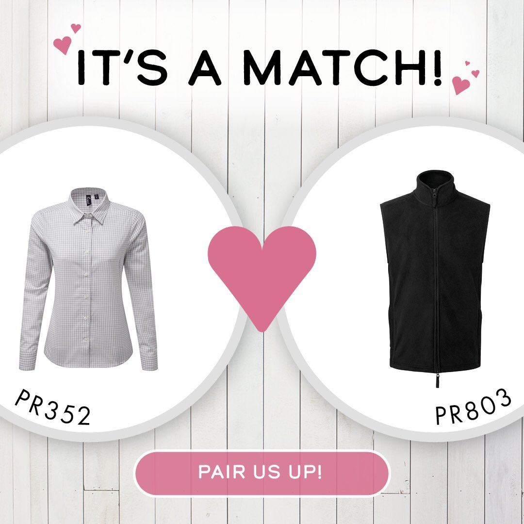 mandi_premier's tweet photo. Happy Valentine’s Day ￼￼￼
Couple up your favourite Premier products for the perfect pairing this Valentine’s day!
#premierclothing #perfectpairs #match #valentinesday #mixandmatch #uniform #premier https://t.co/FMtzSif5cj