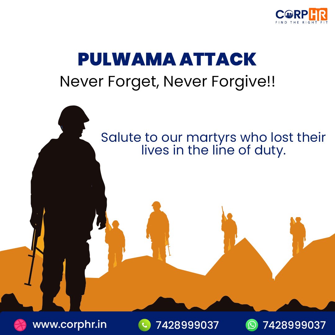 CorpHRhq's tweet photo. Salute to those martyrs and their brave mothers who gave birth to these warriors
.
.
#Pulwama #PulwamaAttack #Feb14th #feb14 #army #indianarmy #blackday #pulwamaterrorattack #jaihind #army #love #indianarmy #india #brave #neverforgetneverforgive #terrorattack #Martyr #CORPHR https://t.co/NsplRSRo5s