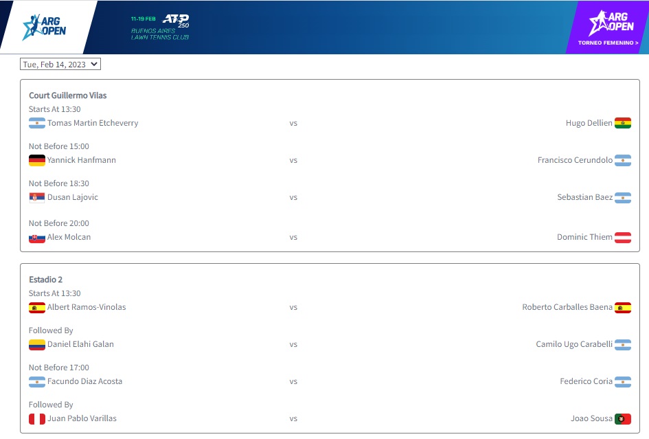 instintoamateur's tweet photo. #Tenis🎾 #ATP250 #ArgentinaOpen2023 🇦🇷

Hoy sigue la acción del @ArgentinaOpen en el #BALTC

Cobertura de @angelwtalavera_ https://t.co/qHuPkYnXQ5