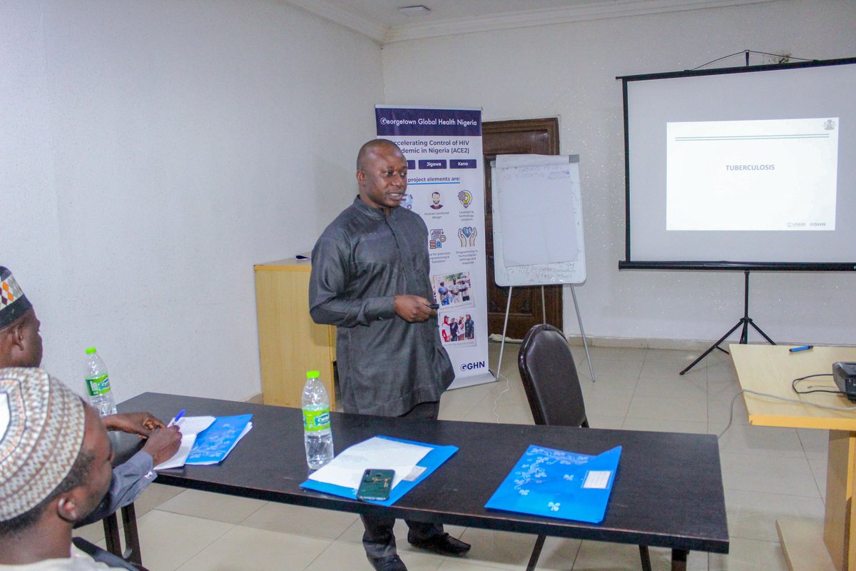 GGHNigeria's tweet photo. Improving Healthcare Workers' capacity is key to providing effective HIV care. Our team from the @USAIDNigeria-funded ACE 2 project led by @OlawepoTayo, Director of Care &amp; Treatment, built the capacity of healthcare workers in Jigawa state to provide Advanced HIV Disease care. https://t.co/HvR5Qx954S