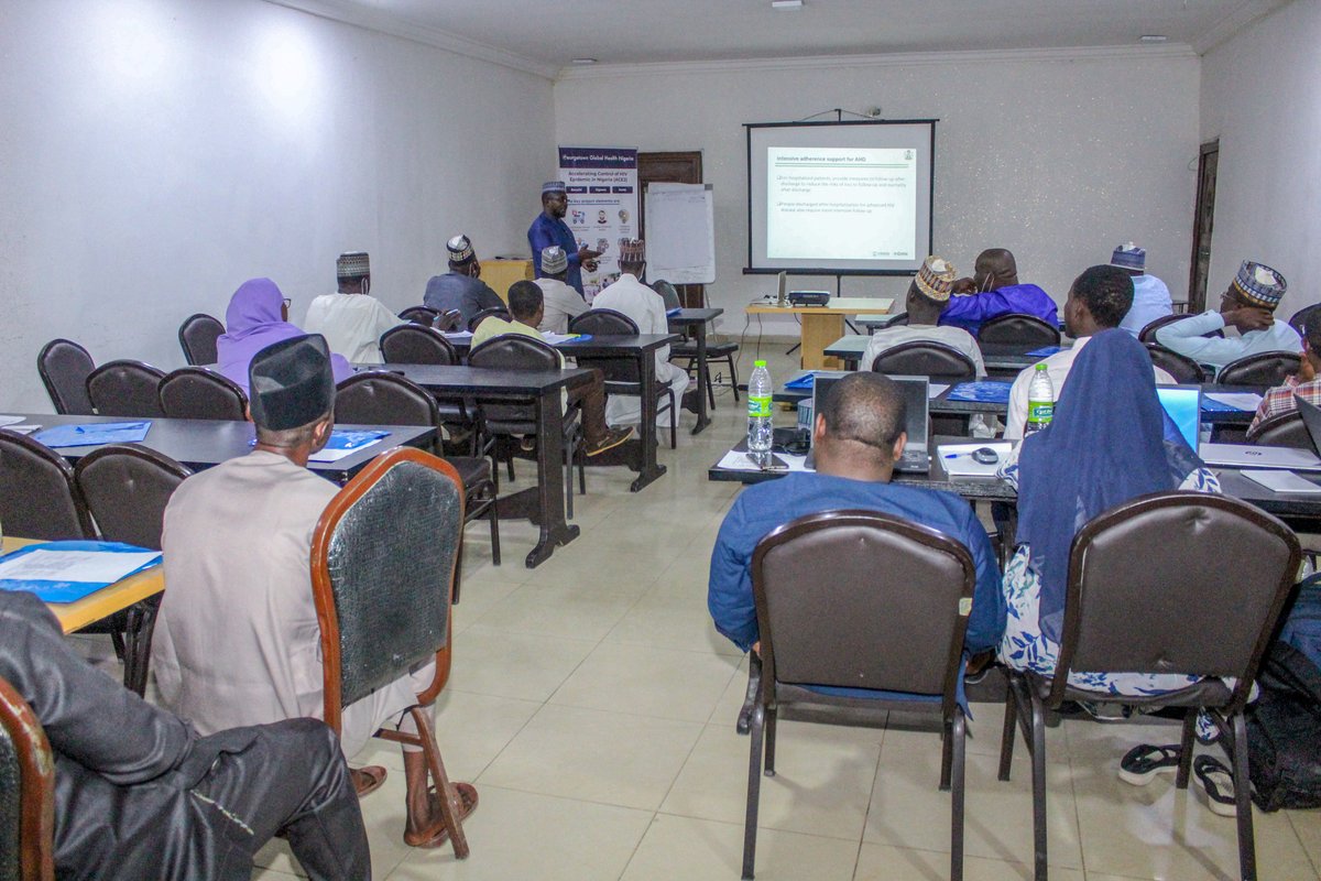 GGHNigeria's tweet photo. Improving Healthcare Workers' capacity is key to providing effective HIV care. Our team from the @USAIDNigeria-funded ACE 2 project led by @OlawepoTayo, Director of Care &amp; Treatment, built the capacity of healthcare workers in Jigawa state to provide Advanced HIV Disease care. https://t.co/HvR5Qx954S