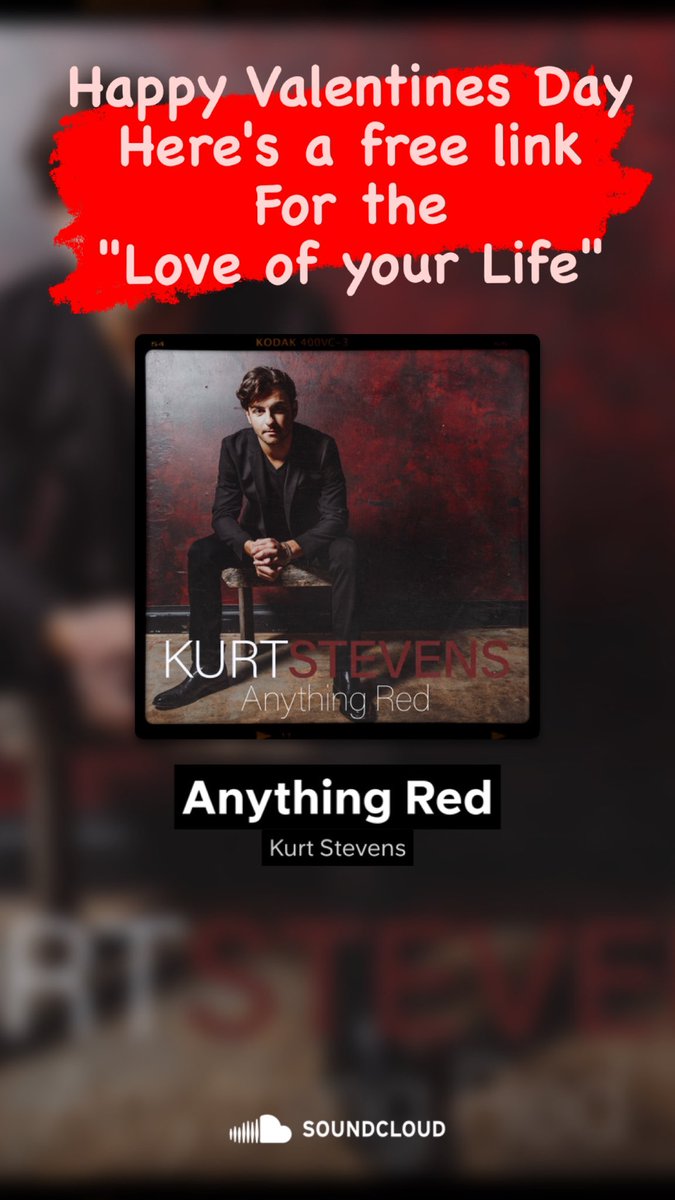 steveciancio's tweet photo. Anything Red by Kurt Stevens on #SoundCloud 
https://t.co/txMND5Ny2k
#ValentinesDay #Love #LOVESONGS https://t.co/CqKy3l36HQ