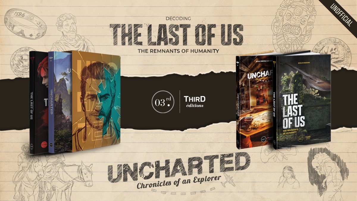 ❗️ Our new Kickstarter campaign is now live! 
kickstarter.com/projects/third…

Help us translate our essays about The Last of Us and Uncharted!

🔥 KS exclusive collector box including both books!