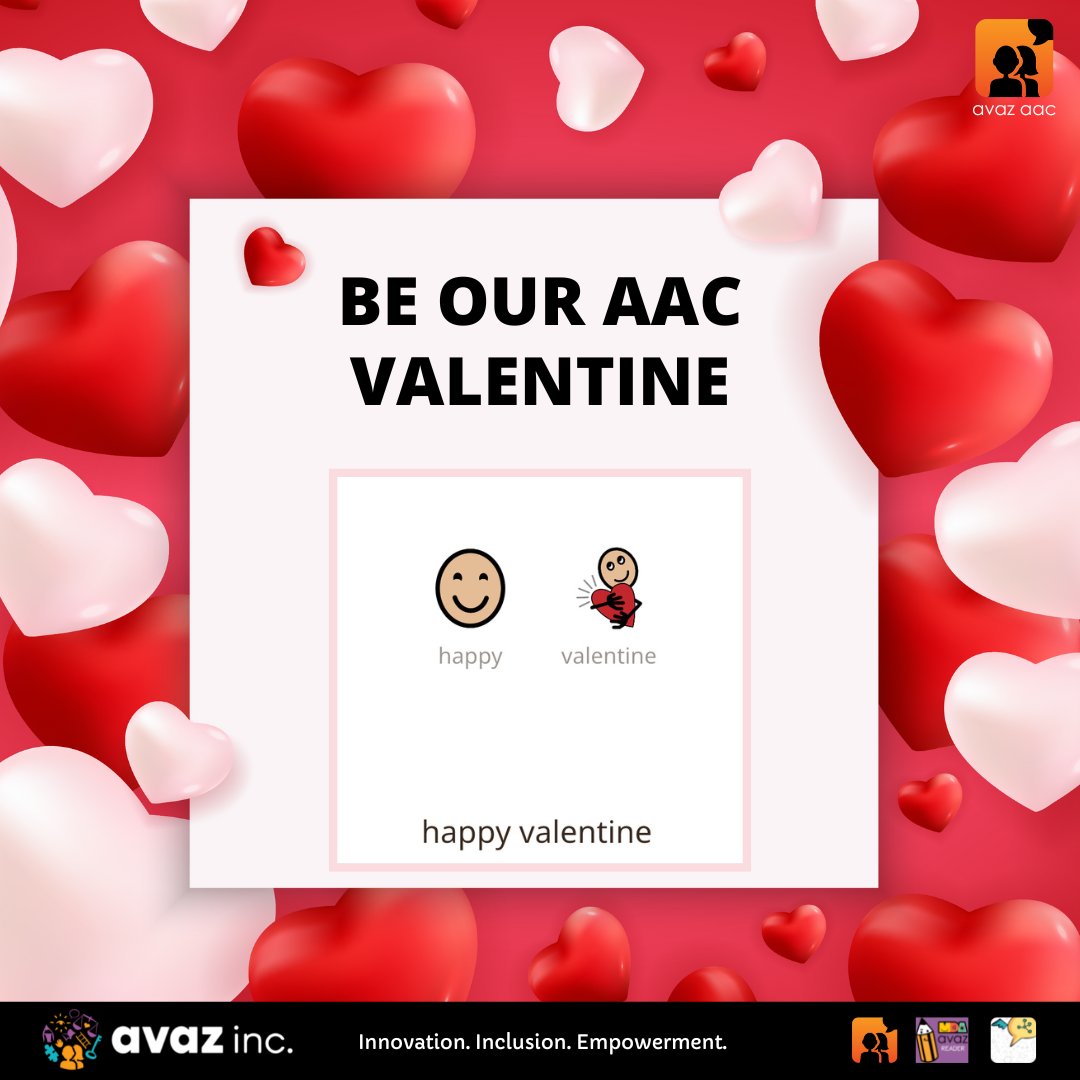 avazapp's tweet image. With a little creativity and effort, you can express love with AAC devices!❤️

Check out our blog to explore various ways in which AAC users can participate in Valentine’s Day and share their love. 

avazapp.com/blog/valentine…

#avazaac #avazapp #ValentinesDay
