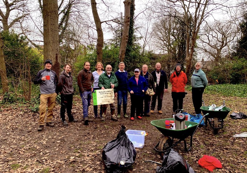 Surb_WL's tweet photo. Join us at our next woodland management session in ‘The Wood’, Surbiton. We will continue to tackle litter and invasive species including bamboo and cherry laurel. All welcome! Sunday 26th Feb, 10am - 1pm. @RBKingston https://t.co/WZZMaPWT2V