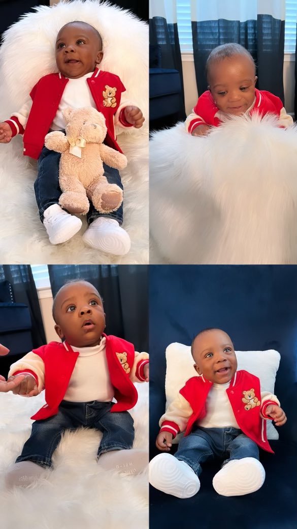_GorgeousLEECE's tweet photo. How can Mommy snooze and miss a moment 
Dawson your just Too Important🥹🧸🫶🏼
#HappyValentinesDay❤️

*Happy 6️⃣months AGAIN poodie😭*  
#StopGrowingPLEASE🥺 https://t.co/n9oj7y1l5R
