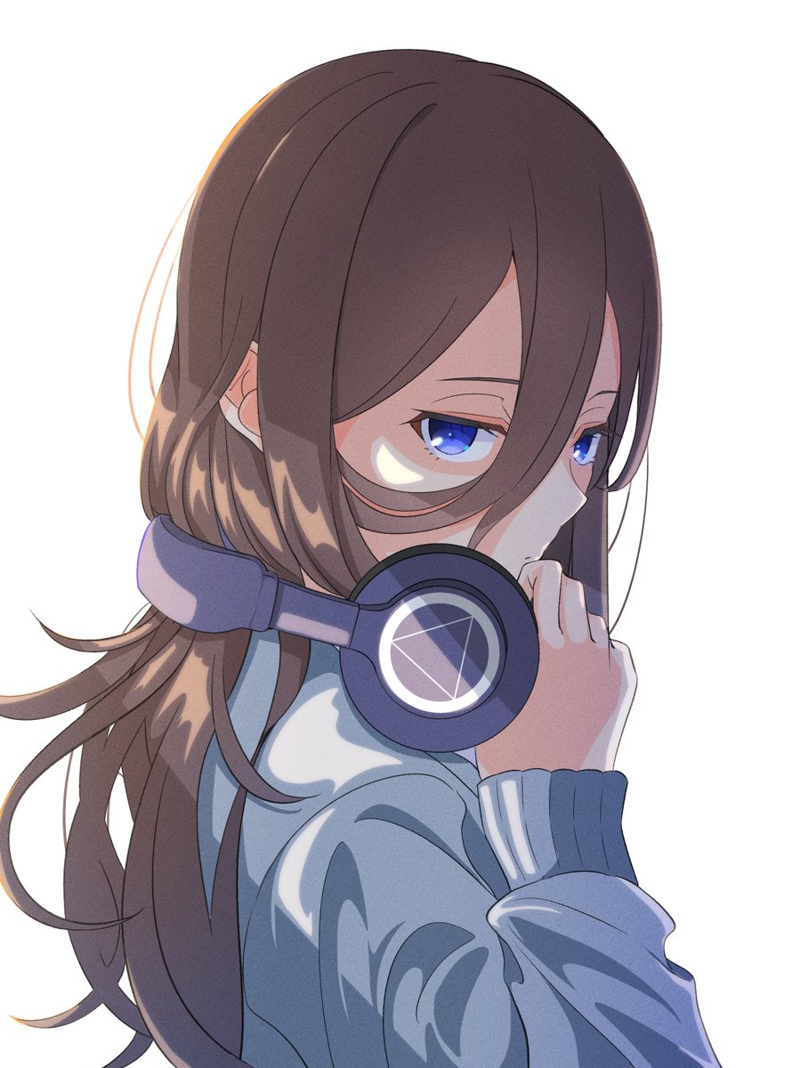 るりほさんがTwitterに投稿した中野三玖(五等分の花嫁)のイラスト。