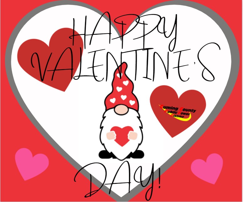 CumingCountyPPD's tweet photo. Happy Valentine's Day from all of us at CCPPD! 
#HappyValentinesDay #CCPPD https://t.co/hSVJ7eWApl