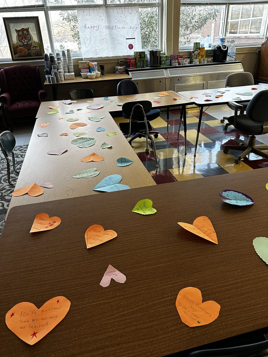 CentralJrBeta's tweet photo. Junior Beta is giving the teachers at @Central_Magnet a "heart attack" this morning with a coffee bar for Valentine's Day! ❤️ https://t.co/VZ1tkrXvjt