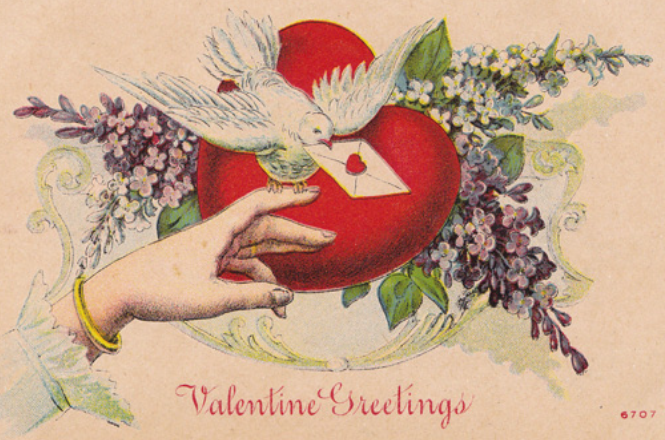 Here's a #valentinescard from me to you, pure and proper #Victorian style 😍🥰😘