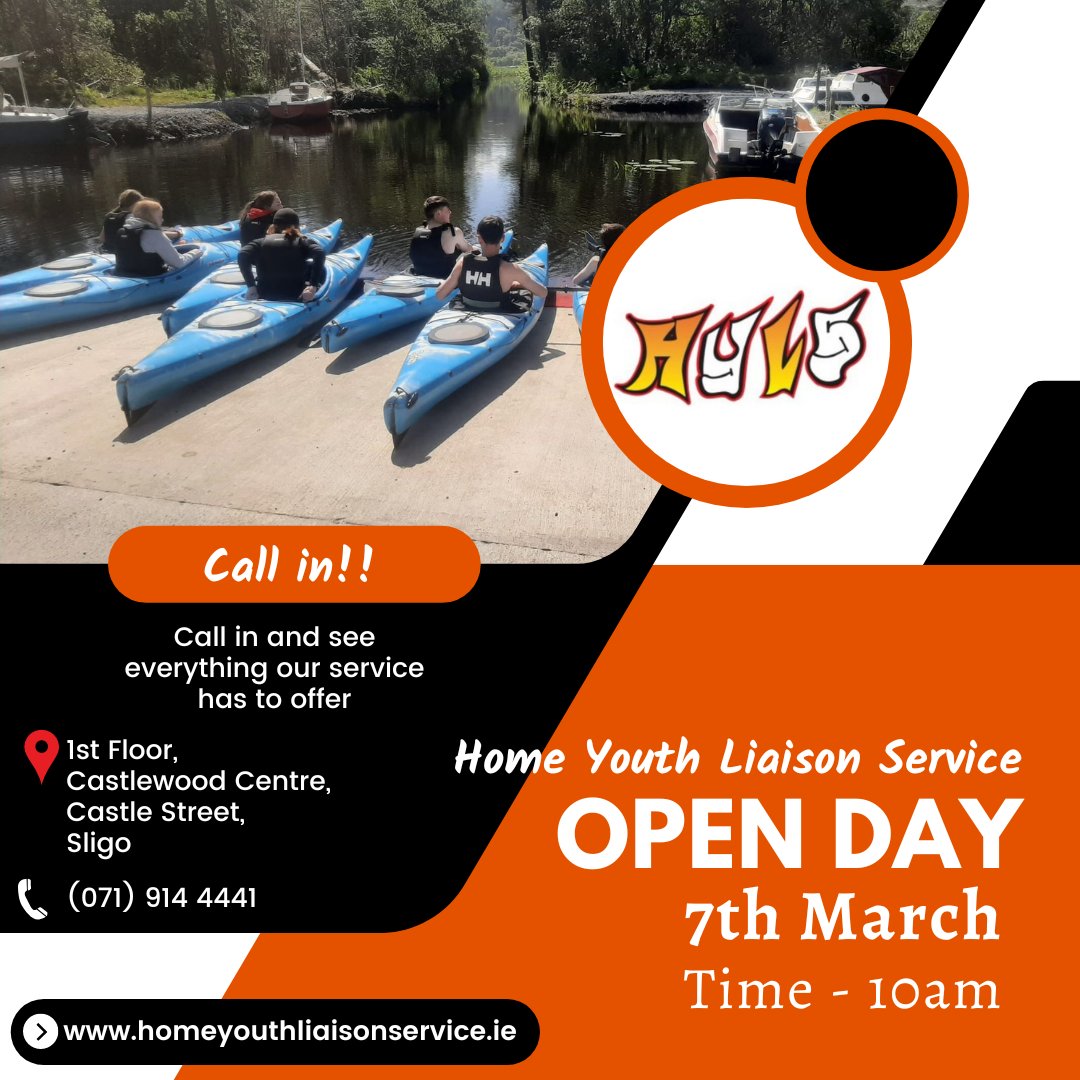HYLS Open Day- Call in and see everything our service has to offer 😊