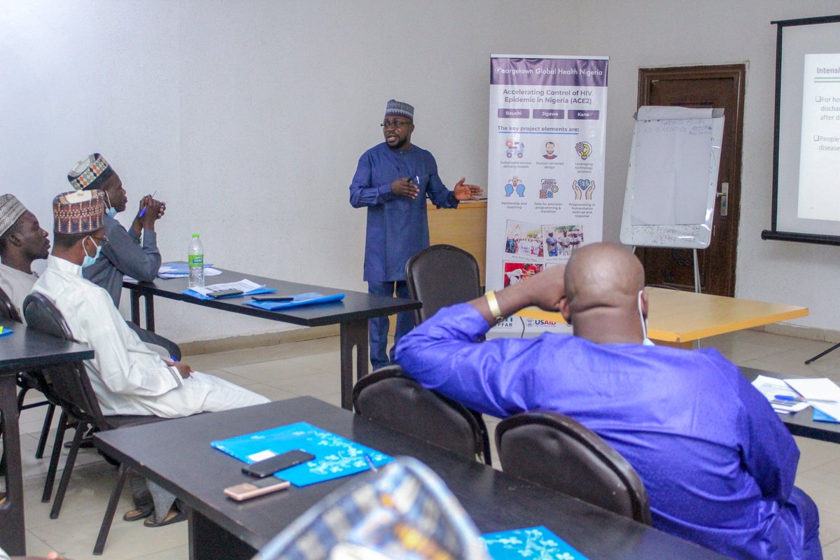 GGHNigeria's tweet photo. Improving Healthcare Workers' capacity is key to providing effective HIV care. Our team from the @USAIDNigeria-funded ACE 2 project led by @OlawepoTayo, Director of Care &amp; Treatment, built the capacity of healthcare workers in Jigawa state to provide Advanced HIV Disease care. https://t.co/HvR5Qx954S