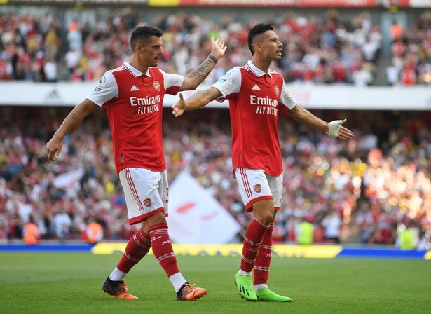 Footiematics's tweet photo. Post World Cup, teams have come to terms with the Arsenal status as contenders and have devised means to nullify the attack. The biggest casualty of this development is that the Arsenal LHS (Martinelli/Xhaka) has become very sterile due to lack of adequate dynamism. https://t.co/DiZrqithau