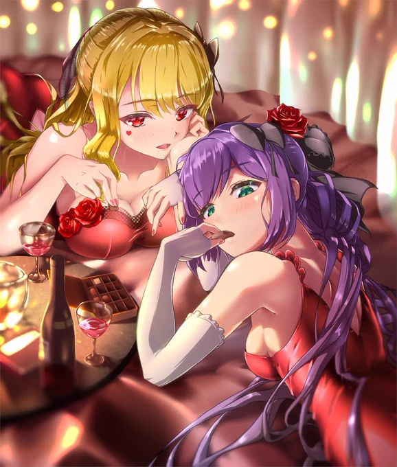 バレンタインらしいけどせっかくのチョコなので皆にはあげずハリオ家で頂いてもらいます!#ルイスのコレクション #リツキあーと 