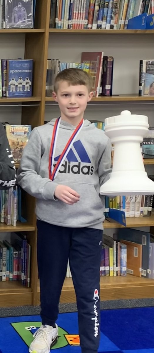 MTESMediaCenter's tweet photo. Congratulations to the MTES 5th Grade Chess Champion Gavin and all of our Class Champs Gavin, Joseph, Derek, Tyler and Brendan. https://t.co/A6OoZTueT8