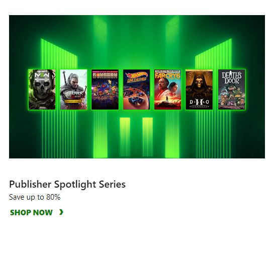 Publisher Spotlight Series Sale via Xbox. https//t.co/SXQUcvnD43 Cheap