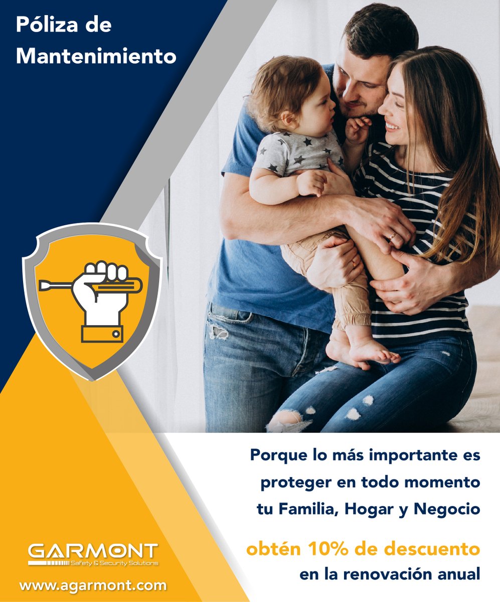 a_garmont's tweet photo. Porque lo más importante es proteger en todo momento tu hogar y tu familia. Póliza de Mantenimiento, Preventiva y Correctiva. Obtén 10% de DESCUENTO en la renovación de tu póliza anual.
#smarthome #alarmasdeseguridad #videovigilancia #sistemadeseguridad  #alarmasparacasa https://t.co/cVoDqqHst3