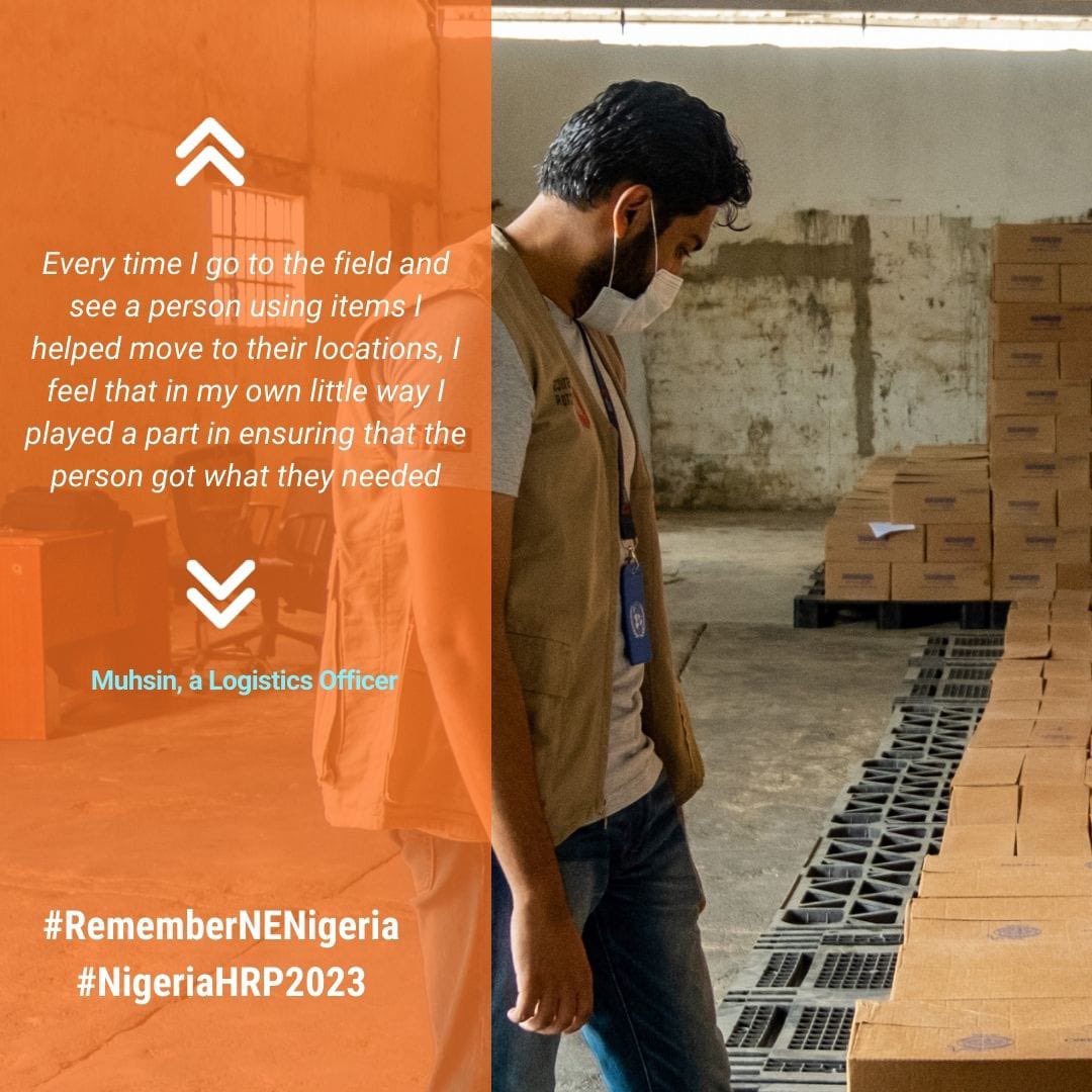 TheSafetyChic's tweet photo. 5. Logistics Officer:  They are critical for the timely, safe delivery and storage of food and non-food supplies for people caught up in a humanitarian crisis. #RememberNENigeria #NigeriaHRP2023 https://t.co/uUMtops51m