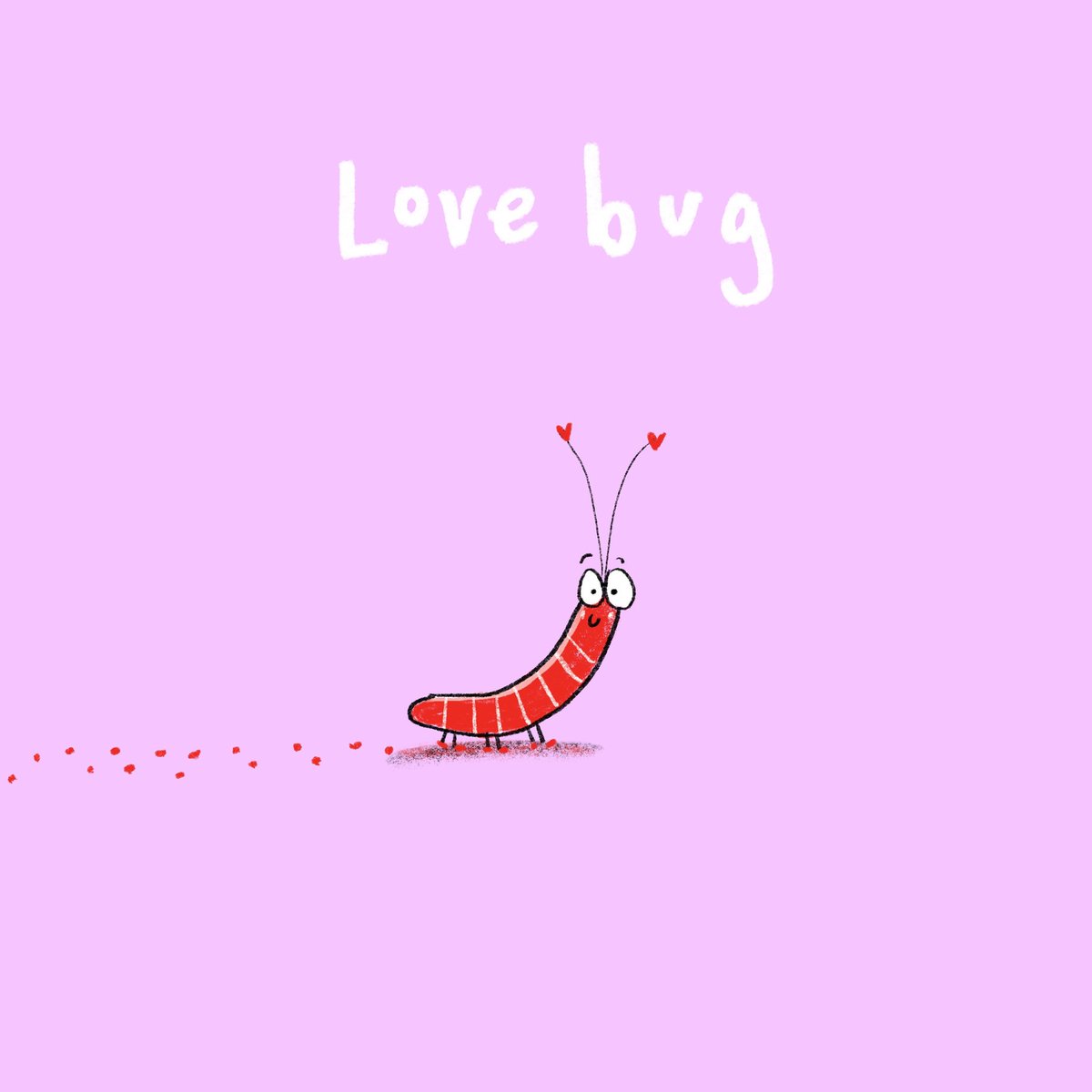 ClareElsom's tweet photo. Happy Valentine's Day, one and all 😘
#valentines #happyvalentinesday #lovebug #onelove #alllove #characterillustration #bug #cutebug #clareelsom #heart #love #art #childrensillustration https://t.co/xQvZh81Z6C