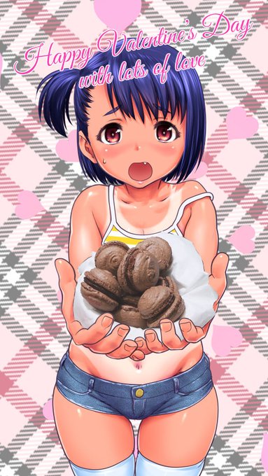 後輩ちゃん「センパイ!受け取ってください!」
俺くん「なにコレ?クルミ?」
後輩ちゃん「・・・・・・マカロンです。」
俺くん「え?」
後輩ちゃん「マカロンです!
は・・・初めて作りました!」

味はマカロンでしたよ。
味はね。
#バレンタイン絵 