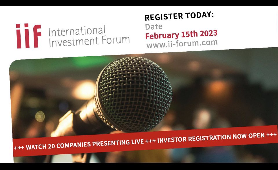 FirstPhosphate's tweet photo. First Phosphate Corp. will present on Feb 15, 2023 @ 07.00 am ET - 01.00 pm CET - 08.00 pm HKT at the #6IIF. John Passalacqua, CEO is providing insides and updates around the company. #phosphate #battery #lfp Register now: https://t.co/QXkbo85dTo https://t.co/eQmvYR7DFs