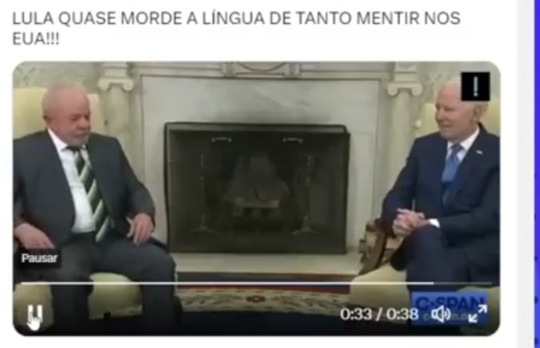 RoseDias66's tweet photo. Lula pagando mico nos EUA, nem se tocou que o presidente dos Estados Unidos estava rindo dele pois ele não parava de mentir descaradamente. Ficou claro o fetiche dele por Bolsonaro coisa mais feia kkkkkkkkkk https://t.co/WUcpILDEKt
