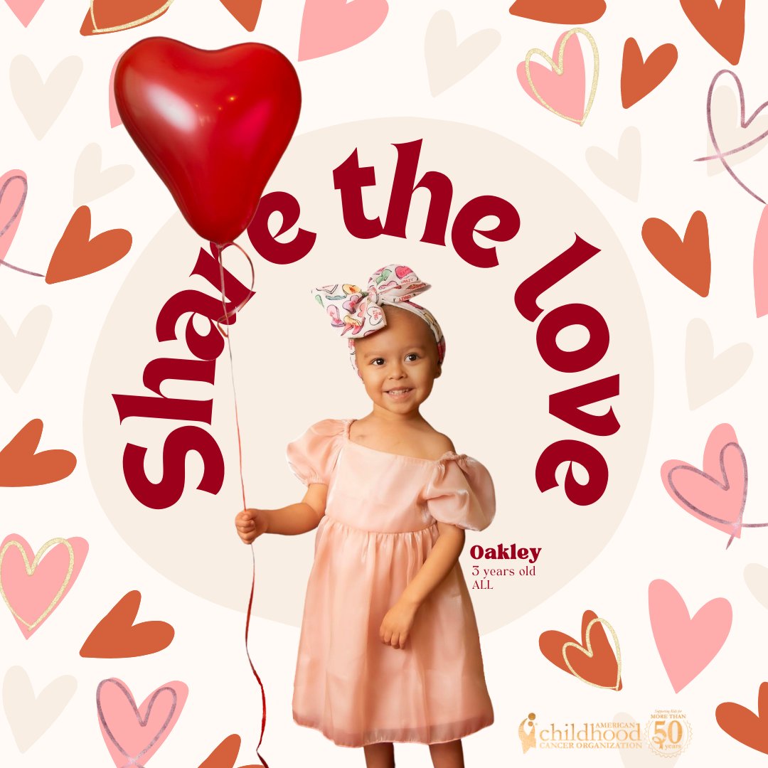 accorg's tweet photo. This Valentine's Day, share a little love with kids who need it most. Donate today "because kids can't fight cancer alone!®" https://t.co/3IBgyx9ODS

#childhoodcancer #childhoodcancerawareness #sharealittlelove https://t.co/EcW34xrZfh