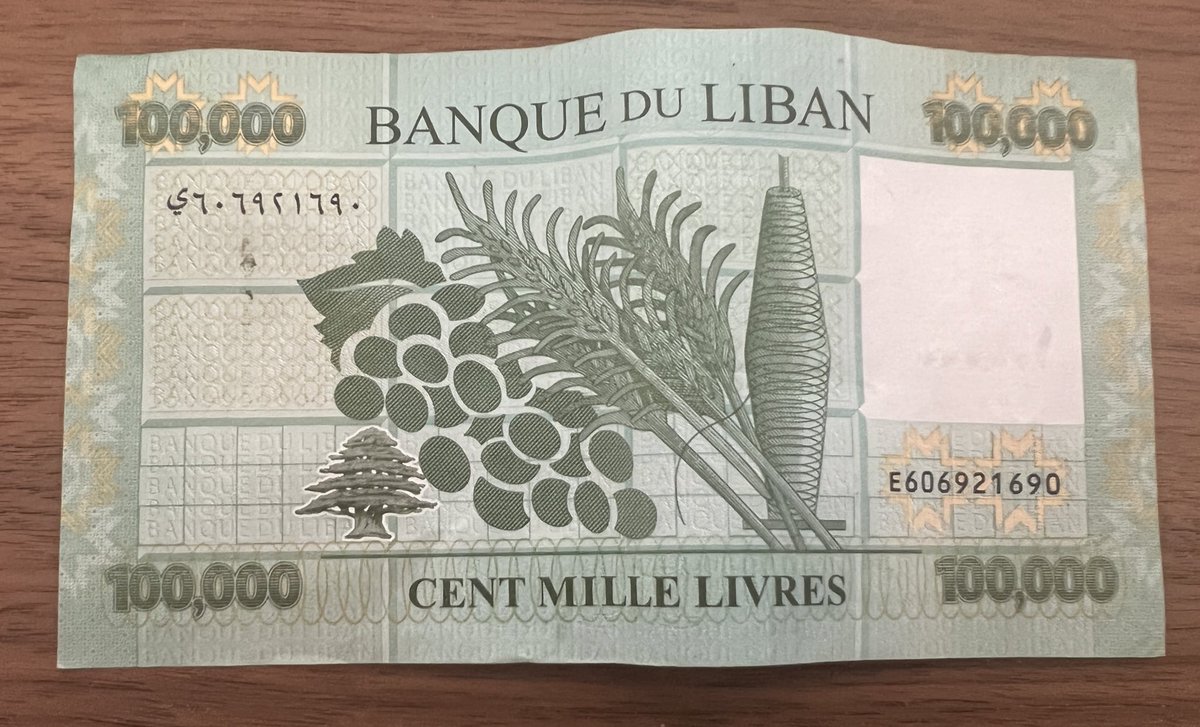 #Breaking - Lebanese pound exchange rate hits new record low of at least 70,000 = $1.

Biggest note in circulation is now worth $1.4

It was worth $66 pre-crisis.