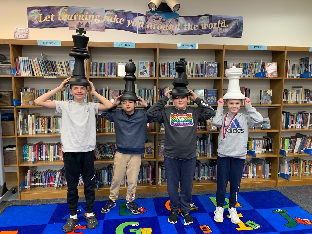 MTESMediaCenter's tweet photo. Congratulations to the MTES 5th Grade Chess Champion Gavin and all of our Class Champs Gavin, Joseph, Derek, Tyler and Brendan. https://t.co/A6OoZTueT8