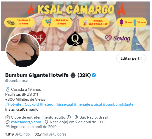 Obrigado Twitter pela minha conta Verificada! https://t.co/Lto2kzYicR<a href="/tag/swing"class="tags"><span>#swing</span></a><a href="/tag/bisexual"class="tags"><span>#bisexual</span></a><a href="/tag/cuckold"class="tags"><span>#cuckold</span></a><a href="/tag/hotwife"class="tags"><span>#hotwife</span></a><a href="/tag/menage"class="tags"><span>#menage</span></a><a href="/tag/casal"class="tags"><span>#casal</span></a>