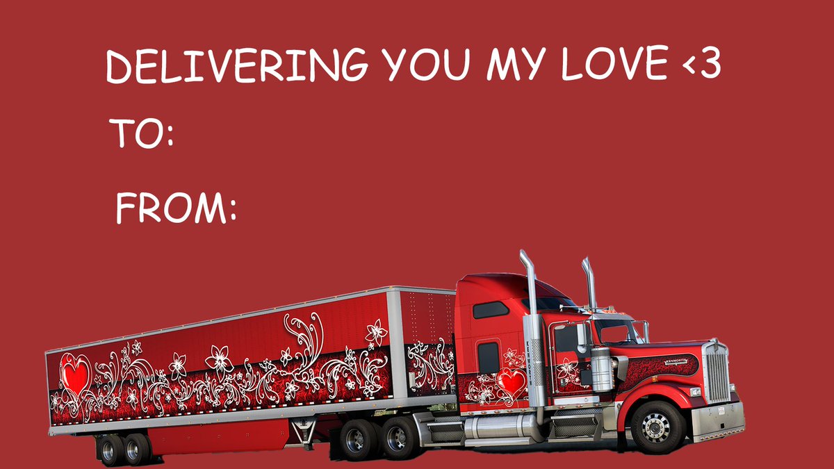 SCSsoftware's tweet image. Roses are red
Violets are blue
It’s Valentine’s Day
And these cards are for you 💝