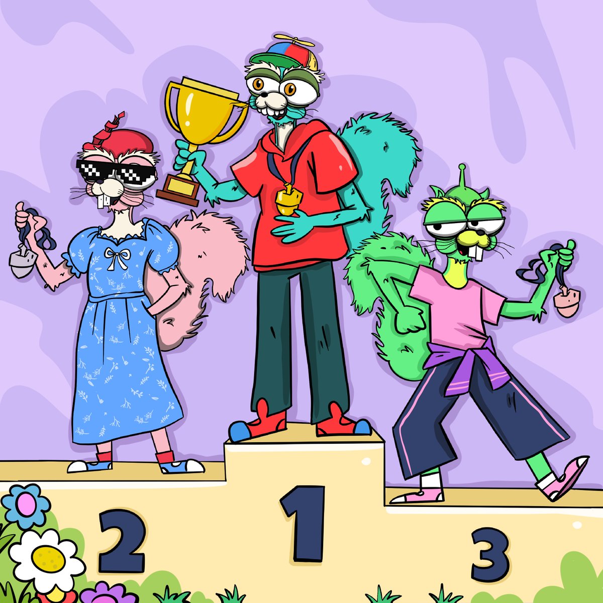 🎉Free NFT Giveaway🎉

We are giving away 1x Squirrel Degens NFT &amp; 2 Whitelist spots!

To enter:
✅Like &amp; RT
✅Tag your friends
✅Join Discord below for another giveaway

➡️1 Free NFT in our Discord too: discord.gg/DJnBW45ZJN