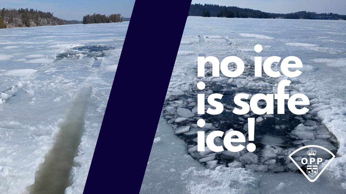 OPP_ER's tweet image. #FrontenacOPP reminds the public to use extreme caution near bodies of water that have ice on them. OPP and @ONenvironment  investigating after a vehicle went through the ice on Dog Lake, South Frontenac. No injuries. #NoIceIsSafeIce ^db