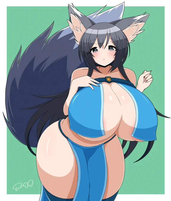 巨...? #巨乳を貼るとRTといいねがブワアアァって伸びる 