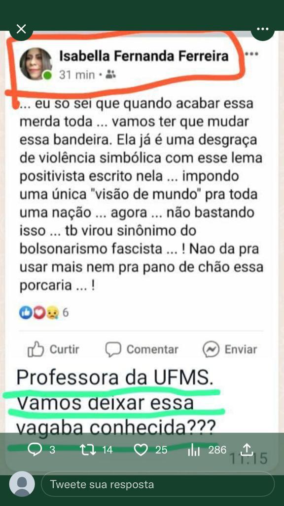 HelioAlvim2's tweet photo. PELO AMOR DE DEUS...
Vamos colocar a obrigatoriedade de exame TOXICOLÓGICO.  Para professores e alunos em universidade públicas... https://t.co/COOuR5mA1i