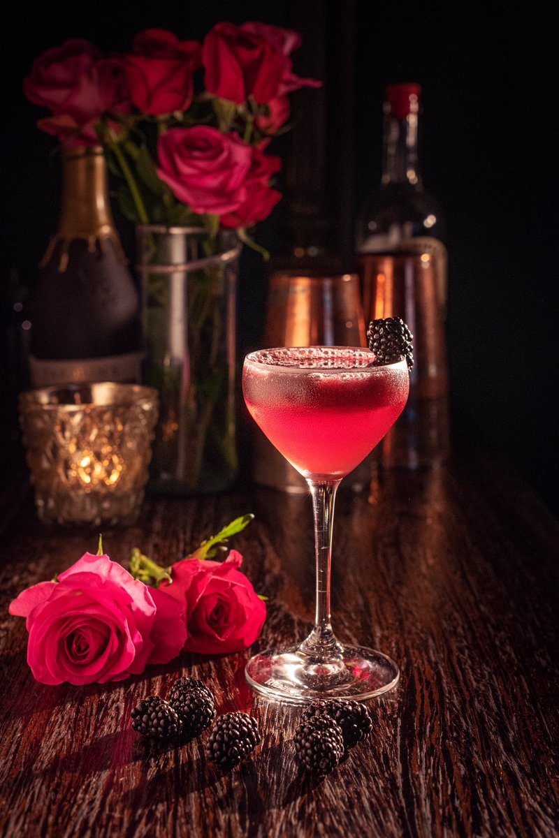 Say cheers to your Valentine with a @tarquinsgin blackberry martini. Fruity and boozy, this gem of a cocktail is on our Valentine’s drinks list - available in all our restaurants until 18th 🥰