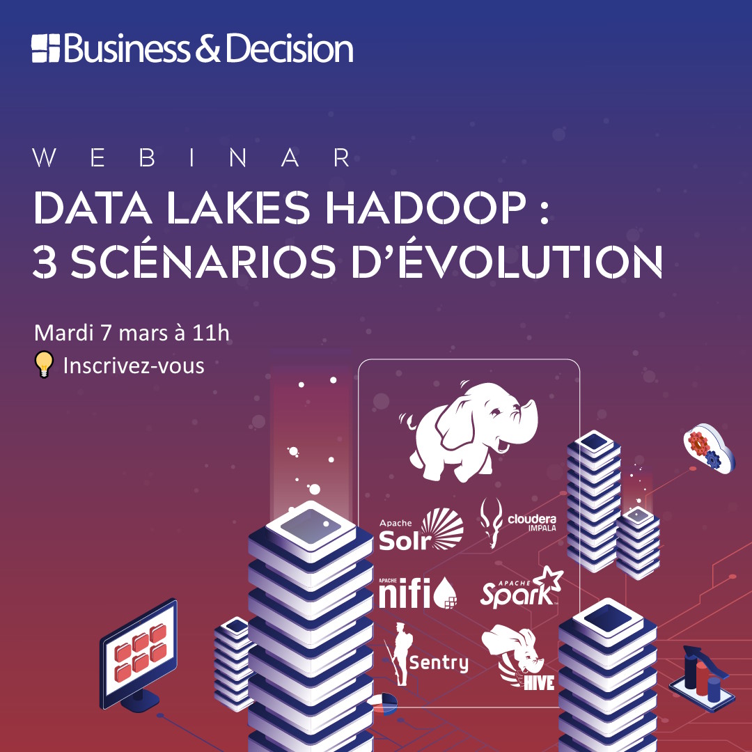 BD_Group's tweet photo. [WEBINAR] Data Lakes Hadoop : 3 scénarios d’évolution👀
📆 Mardi 7 mars à 11h

🚨Écosystème Hadoop dans la tourmente, fusion de Cloudera et Hortonworks, quasi-mort de Mapr, nouvelle version CDP…

Le point en 45’⏱️

S'inscrire👉 https://t.co/H6XV8ybr3G 

#DataLake #PlateformeData https://t.co/3Q9RN2SzUv