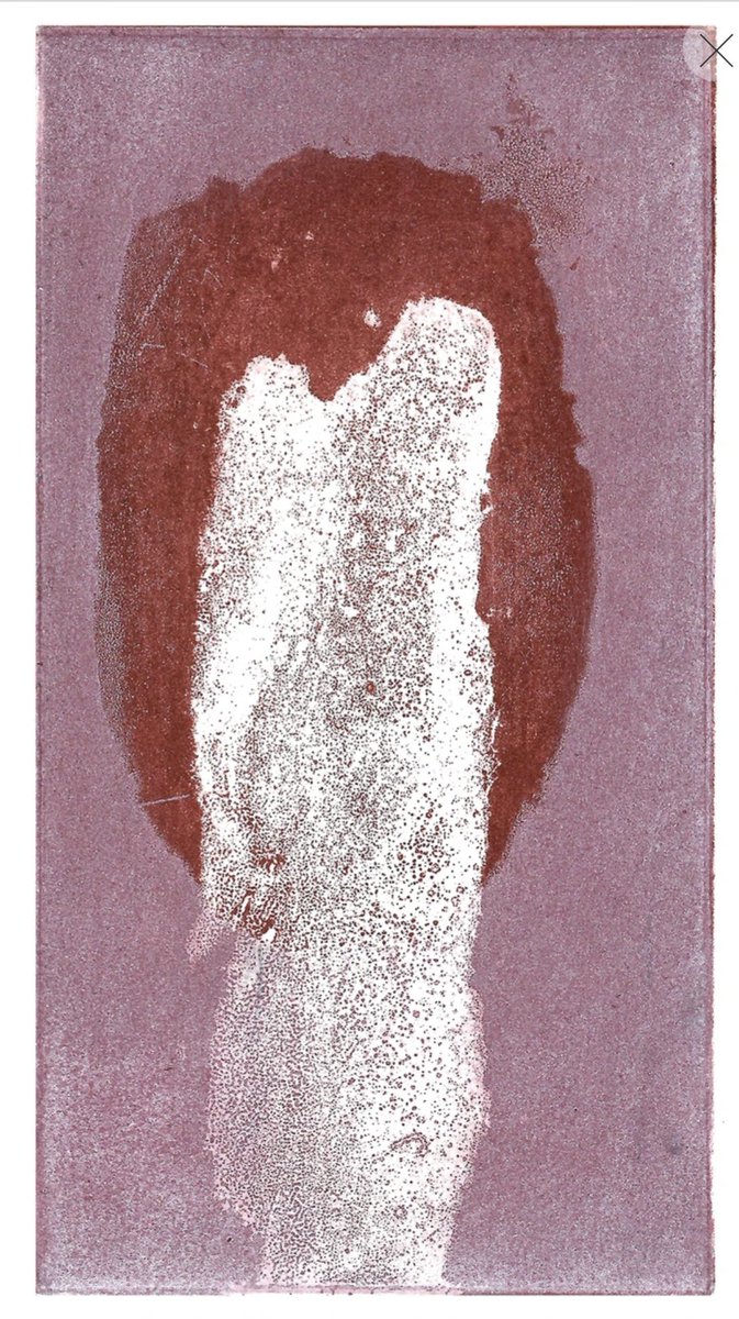 BeaHaines's tweet photo. Happy Valentine’s Day all! 
👅👅👅💋💋💋

I made this etching a few years back as part of the series “I Think I Lick You”. Couples licked the surface of etching plates which were layered on top of each other to form kisses on the paper. This one belongs to my dear Mum and Dad. https://t.co/B8fHKw0qvJ