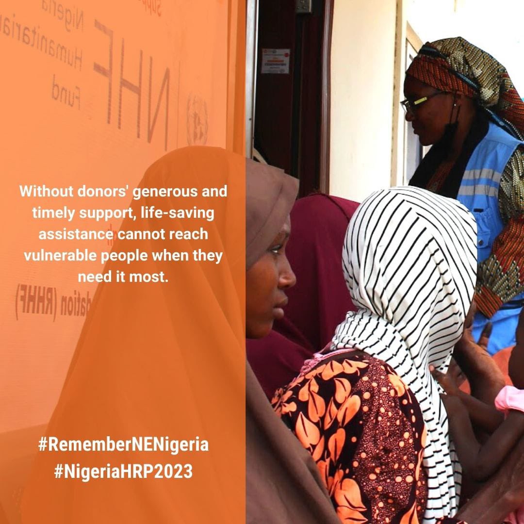 TheSafetyChic's tweet photo. The launch event in Yola will be streamed live on OCHA Nigeria's Twitter and Facebook accounts from 10:00 a.m - 12:00 p.m WAT

#RememberNENigeria #NigeriaHRP2023  

@OCHANigeria https://t.co/or9qjjhdaA
