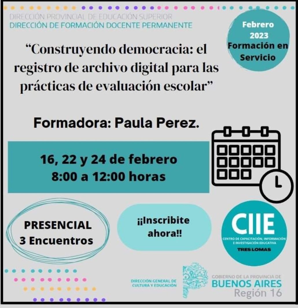 CIIE3Lomas's tweet photo. Anotate que arrancamos el jueves 16 y la inscripción esta abierta hasta mañana al mediodía!!!
Link: https://t.co/WYaseH1PRa https://t.co/tEXGyHXbKR