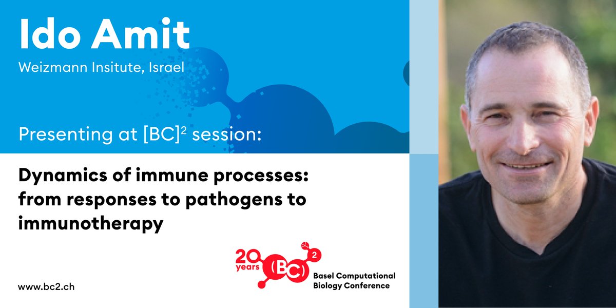 BC2Conference's tweet photo. It’s a pleasure to welcome Ido Amit (@WeizmannScience) at [BC]2! He will present his latest research in our session 'Dynamics of #ImmuneProcesses: from responses to pathogens to #immunotherapy'.
👉Interested in participating? Submit your abstract now: https://t.co/XyG3wmjtIj https://t.co/jDi0v1AY45